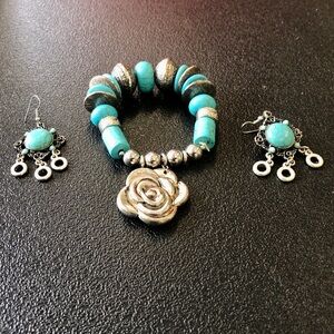 🎈bracelet & earring set